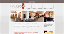 Desktop Screenshot of musikhaus-hochstein.de